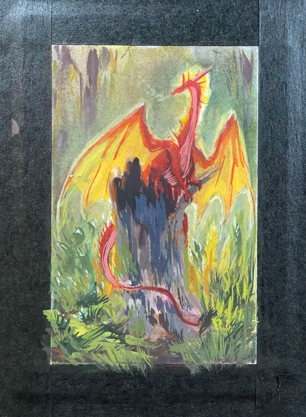 A tiny painting I made recently. I may make a bigger version soon.